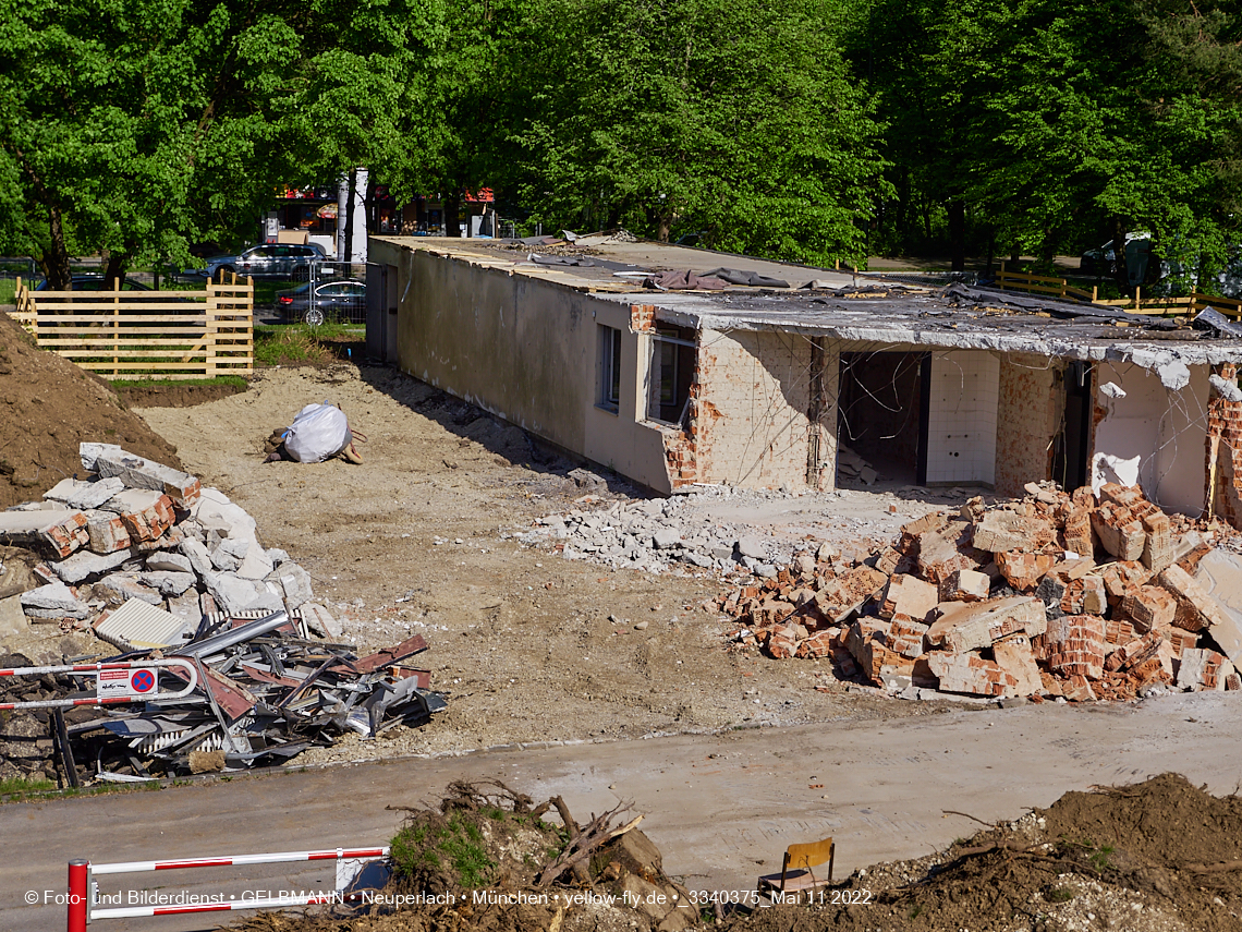 11.05.2022 - Baustelle am Haus für Kinder in Neuperlach